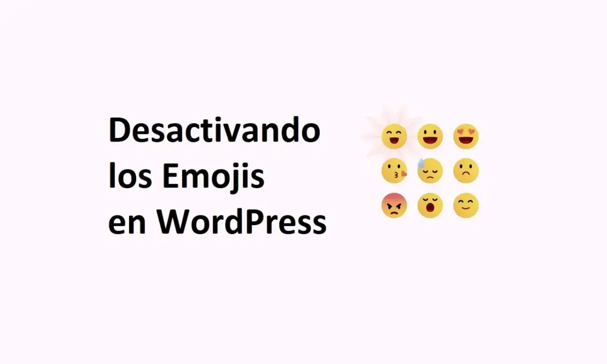Desactivar los emoji en wordpress