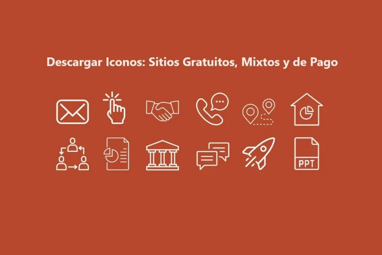 Descargar Iconos: Los Mejores Sitios Gratuitos, Mixtos y de Pago