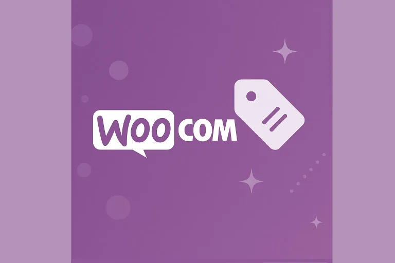 Logo de WooCommerce con diseño visual de marcas y estilo moderno