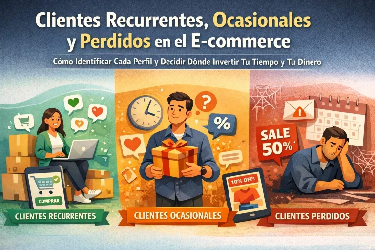 Segmentación de clientes en e-commerce: recurrentes, ocasionales y perdidos según ventanas de tiempo